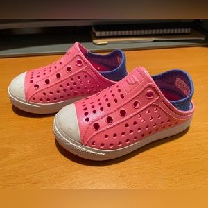 Skechers pink toddler sneakers shoes size 7